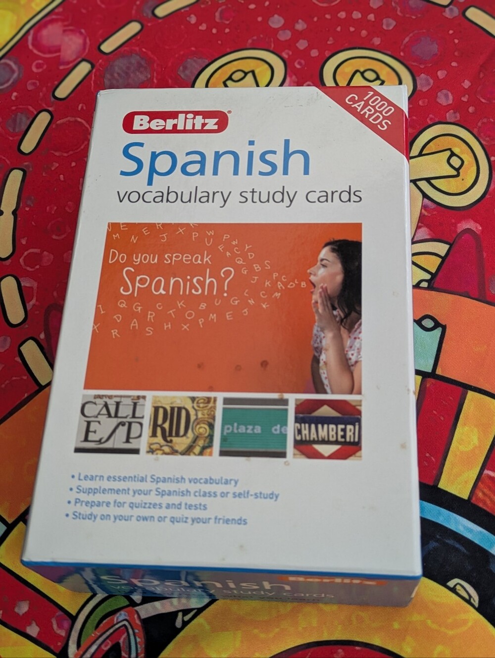 Spanish Vocab Study Cards ( Free With $50.00 Purchase)